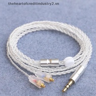 # thehear # HiFi Earphone Upgrade Cable MMCX 3.5mm 1.2m Silver Plated Core Cable For Sennheiser IE20