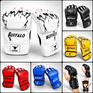 Convenient open-finger MMA gloves for boxing or punching bags with 5 color options MMA Glove Boxing 