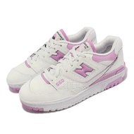 New Balance 休閒鞋 550 女鞋 白 粉紅 復古 經典 低筒 皮革 NB BBW550BD-B