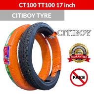 CITIBOY CT100 TT100 TL TYRE TIRES MOTORCYCLE TAYAR TUBELESS MOTOSIKAL 70/90-17 80/90-17