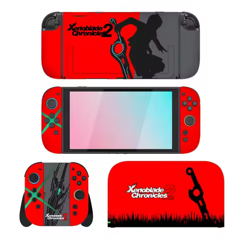 Xenoblade Chronicles 2 Protector Sticker Skin for Nintendo Switch 2 Console Dock Charger Stand Holde