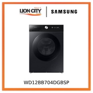 Samsung WD12BB704DGBSP Bespoke AI™ 12/8kg Front Load Washer Dryer with AI Ecobubble™, 4 Ticks