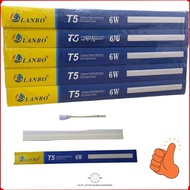 T5 6w / lampu estalase / lampu aquarium-WARM WHITE-T5