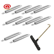 10PCS 7 Inch Trampoline Springs Replacement Trampoline Springs with T-Hook Heavy Duty Trampoline Spr