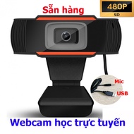 webcam Tích hợp Micro dùng cho học trực tuyến họp online livestream chất lượng hình ảnh HD720P và FH