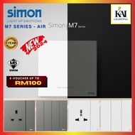 SIMON[European Brand] M7 Series AIR White & Grey Switch / Switches & Socket Outlet DATA, 20A 2 WAY, 