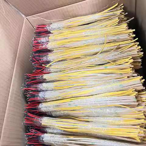 10pcs 10cm 20cm 30cm 50cm 1m 5m 3mm 5mm 8mm Slim LED Flexible Strip COB Soft Strip Tape Orange Amber
