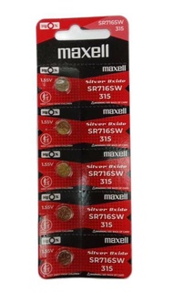 Maxell SR716SW - Silver Oxide Micro Battery (5 pcs)