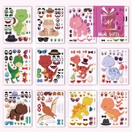 12 Sets Make a Face Stickers for Kids Children Day Gifts