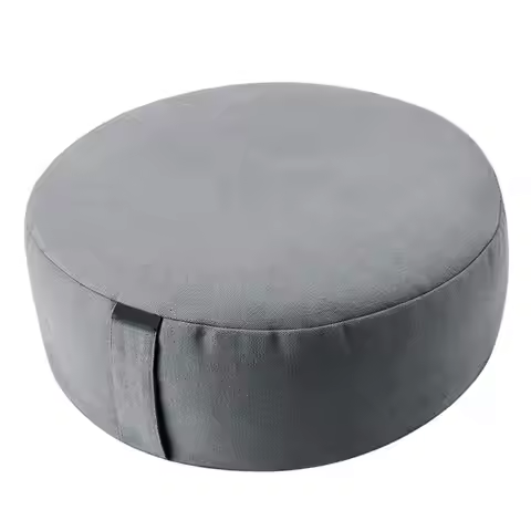 Meditation Cushion Floor Cushion Round Soft Comfortable Zippered Cover Meditation Pillow for Home Ba