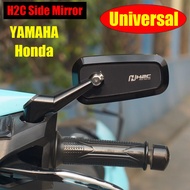 【8H Ship】1 Pair H2C Rearview Mirror H2C Short Leg Mirror Universal All Motor H2C Side Mirror
