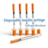 1ml/0.5ml/0.3ml Disposable insulin syringe Colourful laboratory equipment pet feeding devices liquid