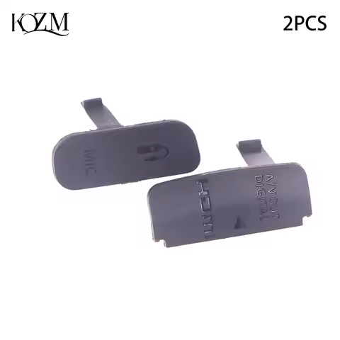 2PCS NEW USB Rubber Lid Door HDMI-compatible MIC Cap Interface Cover For EOS 600D T3i Digital Camera