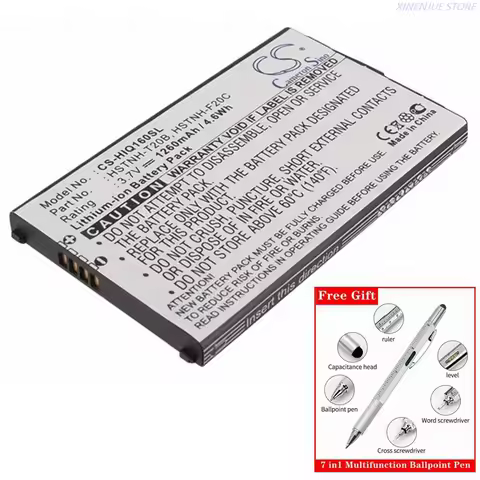 PDA,Pocket PC Battery 1260mAh HSTNH-T20B/F20C/T20B-S, 488185-001, 488417-001, 506575-001 for HP iPAQ