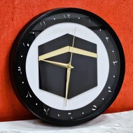 Jam Dinding 30cm Jam Dinding Cover Wall Clock Islamic Pattern 30cm