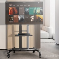 Universal Mobile Monitor Cart Conference Stand with Wheels for Large TV Tablet TV Mobile Floor Stand