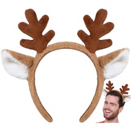 Reindeer Antlers Headband, Deer Antlers Headband, Reindeer Ears Deer Ears for Reindeer Costume Adult