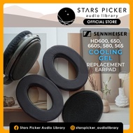 (Class B Cooling Gel) Earpads for SENNHEISER HD600 / HD650 Cooling Gel Replacement Earpad with Brack