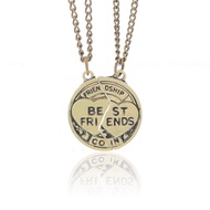 Fashion Letters Best Friends Necklace for 3 Good Friends Necklace BFF Friendship Necklace for Boys G