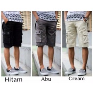 KATUN Men's Cargo Shorts Cardenal Pdl Kimpul Size 33-38 Jumbo Cotton Camvas Branded