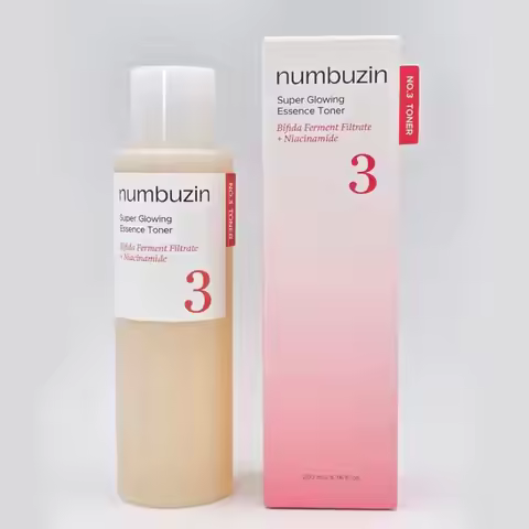 200ml Original Numbuzin No.3+ Super Glowing Serum Toner Niacinamide Brightening No.5+ Vitamin Boosti
