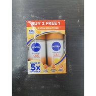NIVEA Extra Bright C&E Deodorant Roll On Vitamin C Brightening [3 X 50ML] -[ Buy 2 Free 1 ]