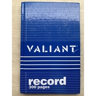 VALIANT RECORD BOOK 300 Pages