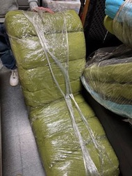 可摺疊單人榻榻米地板躺椅 - 果綠色 湖藍色