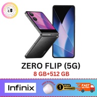 Infinix Zero Flip 5G (8GB+512GB) 6.9" FHD+ AMOLED Foldable LTPO Display 120Hz I MediaTek Dimensity 8
