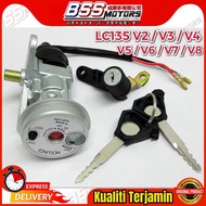 Yamaha LC135 V2 V3 V4 V5 V6 V7 V8 Main Switch Assy Key Set by Focus R Kunci Key ON/OFF LC135 NEW LC1