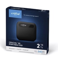 [Tax Included Company Goods] Micron Micron Crucial X6 2TB 1TB 1T 2T Portable External SSD Type-C