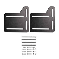 [tenlzsp0bc] 2 Pieces Steel Bed Frame Adapter Bracket Heavy Duty Furniture Hardware Easy Installatio