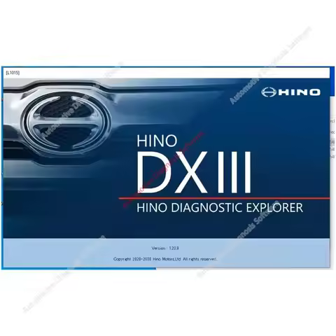 2026 hot sell newest !!! Hino Diagnostic EXplorer 3 Hino DX3 V1.23.9 + unlocked keygen Hino DX3 V1.2