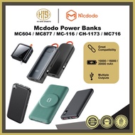 Mcdodo Power Bank 10000mAh/15000mAh/ 20000mAh 15W/22.5W PD QC