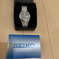 SEIKO overseas model Seiko 5 self-winding watch silver x black business casual men's SNKK17K1