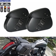 【LZ】 Universal Motorcycle Saddlebags Side Tool Pouch Luggage Storage Bags Saddle Bags For Honda Yama