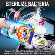 Serbuk Pencuci Mesin Basuh Washing Machine Drum Cleaner Hilangkan Kotoran Bau Front Load Top Load