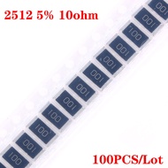 100pcs 2512 SMD Chip Resistor 10 ohm 10R 100 5% Passive Electronic Component