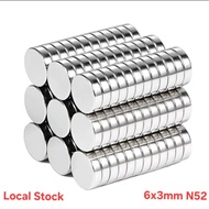 N52 6x3mm round disc magnet, Rare Earth neodymium magnet