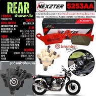 5253AA NEXZTER ผ้าเบรคหลัง DUCATI SCRAMBLER /BMW G310RS1000RS1000RRF650 GSF700 GSF800 GSHP4 /KTM DUK