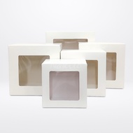 【1PCS price 6x6x3/7x7x3/8x8x3.5/10x10x3.5/8x8x5/10x10x5/10x10x2.5/12x12x2.5 cake box/kotak kek