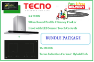 TECNO HOOD AND HOB BUNDLE PACKAGE FOR ( KA 9008 &amp; TG 283HB) / FREE EXPRESS DELIVERY