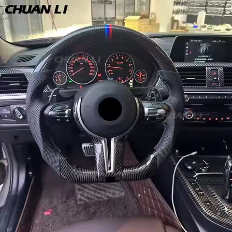 Carbon Fiber Leather Steering Wheel for Bmw F30 F20 F32 F33 F34 F36 F48 F49 F39 F15 F16 F80 F87 F82 