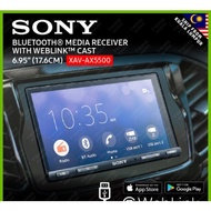 SONY Car Player 6.95” – SONY XAV-AX5500 Bluetooth Media Receiver Apple Carplay and Android Auto 100%