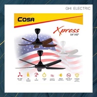 4 Speed ALPHA COSA Xpress 54 Inch REMOTE CEILING FAN