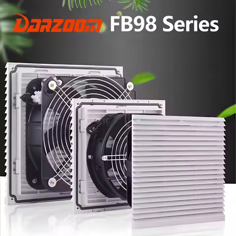 Electric Cabinet Axial Flow Fan - ZL803 Ventilation Filter Screen Set & Cooling Protective Cover for