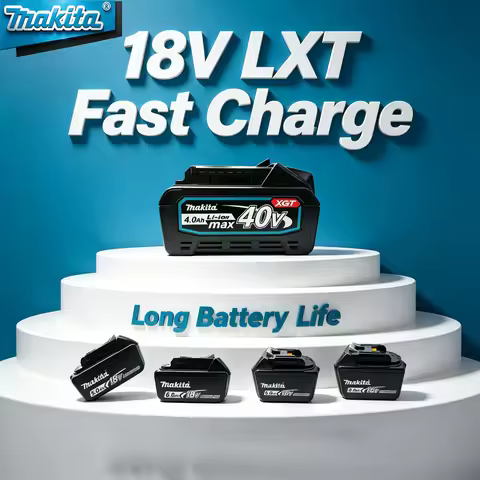 Makita Genuine BL4040 40V 4.0Ah XGT & BL1860B 18V 6.0Ah LXT Replacement Battery for Makita XGT & LXT