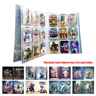 216 card slots Italian Brainrot Card Booklet of Collection Cartoon Anime Card Protector Game Card Co