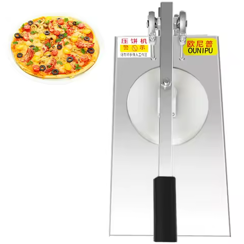 24cm Commercial Manual Pizza Dough Press Machine Tortilla Pancake Pizza Press Machine Food Processor