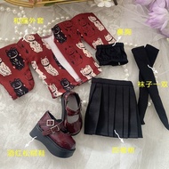 1/3 1/6 1/4 Point Pastoral Style bjd Baby Clothes Japanese Kimono Three-Piece Suit BJD/sd/Bear Girl 